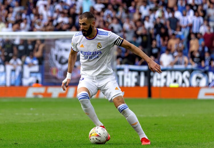 Benzema in actie voor Real Madrid